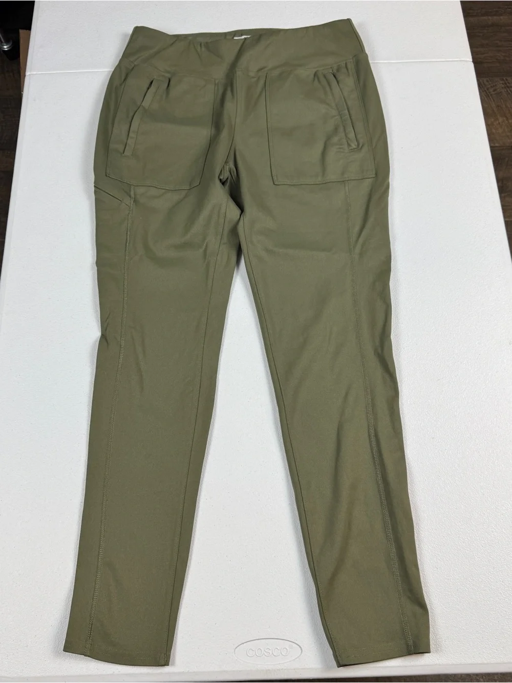 Ridgecut Toughwear Pull On Pants Womens Size‎ M Medium Olive Green